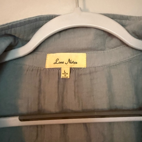 Green Cropped Blouse - Picture 5 of 6